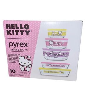 Hello Kitty Pyrex Set
